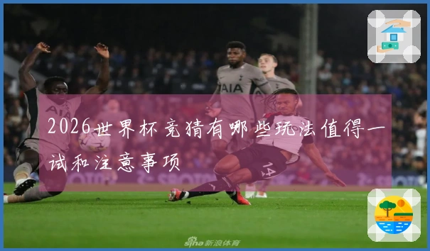 2026世界杯竞猜有哪些玩法值得一试和注意事项